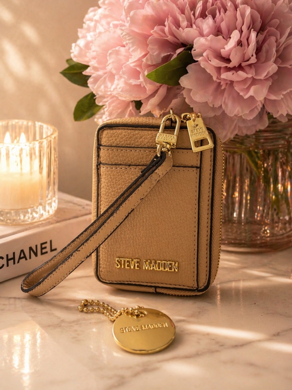 Steve Madden Wallet Cardholder & Keychain Set
